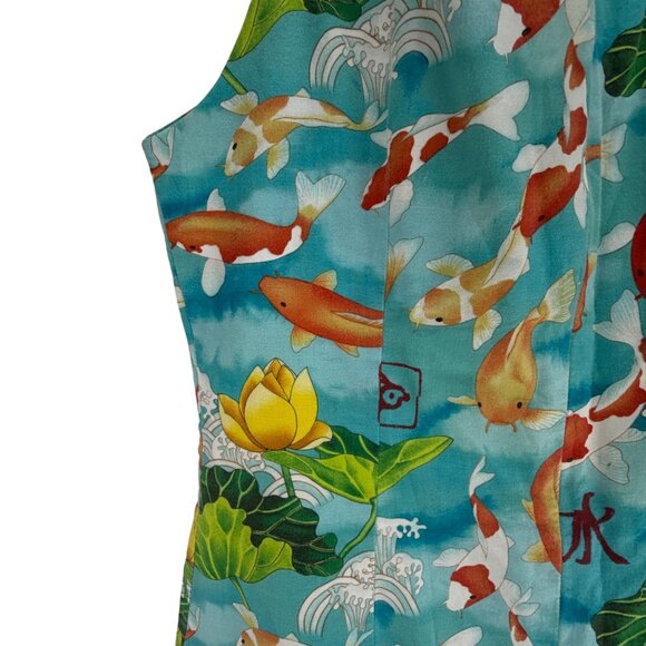 Love Life Felice Pappas Sheath Dress L Multicolor Floral Sleeveless Boho Summer - Picture 6 of 10